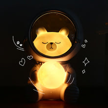 Load image into Gallery viewer, Creative Cute Galaxy Guardian Pet Astronaut Night Light Personality Bedroom Decoration Lights Star Light Kids Toys Birthday Gift