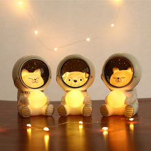 Load image into Gallery viewer, Creative Cute Galaxy Guardian Pet Astronaut Night Light Personality Bedroom Decoration Lights Star Light Kids Toys Birthday Gift
