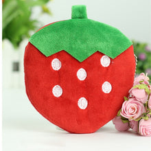 Load image into Gallery viewer, Creative Fruit Plush Coin Purse Watermelon/Strawberry/Orange/Pineapple Zipper Wallet Plush Pocket Card Holder Coin Wallets
