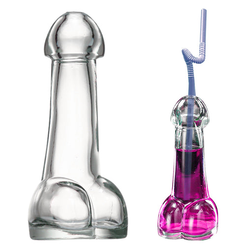 Creative Genital Dick Penis Cocktail Glass Cup Mug Bottle Glass Hot New for Party Beer Cup Funny Interesting Cups Mug Bottle