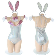 Load image into Gallery viewer, Cute Big Rabbit Ears Maid Outfit Bunny Girl Cosplay Costumes Sexy Hot Exotic Lingerie Roleplay Leather Bodysuit Sleepwear