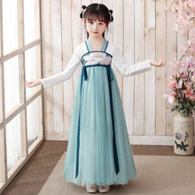 Load image into Gallery viewer, Cute Kids Hanfu Dresses Vintage Chinese Style Girls Traditional Princess Dress Hanfu Cosplay Costume Tang Clothes Vestido Chino