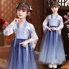 Load image into Gallery viewer, Cute Kids Hanfu Dresses Vintage Chinese Style Girls Traditional Princess Dress Hanfu Cosplay Costume Tang Clothes Vestido Chino