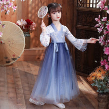 Load image into Gallery viewer, Cute Kids Hanfu Dresses Vintage Chinese Style Girls Traditional Princess Dress Hanfu Cosplay Costume Tang Clothes Vestido Chino
