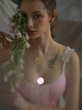 Load image into Gallery viewer, Cute Pink Maid Uniforms Sexy Lace Sling Leotard with Ruffles Aprons Women Rabbit Bunny Cosplay Costume Erotic Lingerie Outfit