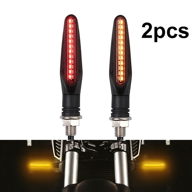 Motorcycle LED Turn Signal Indicator Lights Flowing Water Blinker Day Running light Brake Lamp Flasher Motorcycle Led Light
