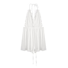 Load image into Gallery viewer, Deep V Backless Satin Pyjamas Sweetheart Strapless Pyjamas Porn Dress Womens Sexy Lenceria Erotica Mujer Sexi Dress for Sex