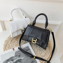Load image into Gallery viewer, Designer Luxury Soft Top-Handle Tote Women Alligator Leather Hourglass Handbag Girl Brand B Metal Shoulder Messenger Bags Female