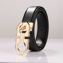 Load image into Gallery viewer, Designer Men&#39;s Genuine Leather Dress Belt Alloy Pin Buckle Belt For Men  Business Men Belt Fancy Fashion Jeans Belt