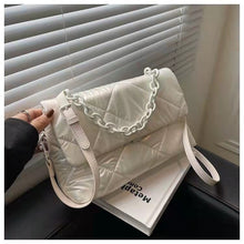 Load image into Gallery viewer, Designer de luxo bolsa de ombro feminina qualidade náilon crossbody sacos inverno bolsas e bolsas femininas moda embreagem