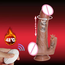 Load image into Gallery viewer, Dildo Vibrator Heating Telescopic Rotation Dildos Vibrators Tongue Licking Clitoris G Spot Stimulator Sex Toys for Adults Women