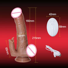 Load image into Gallery viewer, Dildo Vibrator Heating Telescopic Rotation Dildos Vibrators Tongue Licking Clitoris G Spot Stimulator Sex Toys for Adults Women