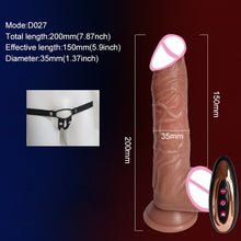 Load image into Gallery viewer, Dildo realistic penis vibrator sexy toys strap on telescopic dick suction cup dildo anal vibrators sex machine dildio for women