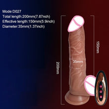 Load image into Gallery viewer, Dildo realistic penis vibrator sexy toys strap on telescopic dick suction cup dildo anal vibrators sex machine dildio for women