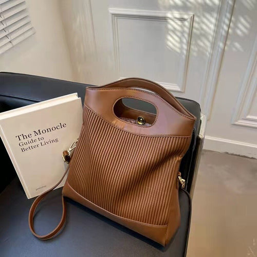 Dobrável grande listra bolsa de ombro para as mulheres  inverno hit quente crossbody saco embreagem feminina designer bolsas