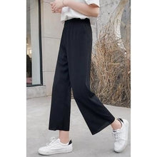 Load image into Gallery viewer, Draping Chiffon Wide Leg Pants Women&#39;s Summer Straight Tube High Harajuku Pantalon Femme Plus Size Trousers Women Streetwear