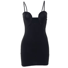 Load image into Gallery viewer, Dresses For Women 2022 Summer Elegant Black Skinny Sexy Cutout  Casual Evening Party Prom Mini Dress Vestidos Outfits Clothes