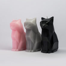 Load image into Gallery viewer, Drop Shipping Black Cat Candle Pet candle Handmade candle Craft Candle with skeleton Christmas New Year Decoration Gift