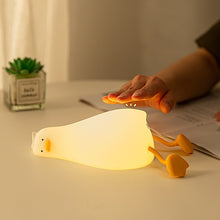 Load image into Gallery viewer, Duck Nightlights Led Night Light Duckling Rechargeable Lamp USB Cartoon Silicone Children Kid Bedroom Decoration Birthday Gift