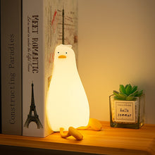 Load image into Gallery viewer, Duck Nightlights Led Night Light Duckling Rechargeable Lamp USB Cartoon Silicone Children Kid Bedroom Decoration Birthday Gift