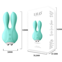 Load image into Gallery viewer, Electric Shock Rabbit Vibration Masturbation Device Fake Penis for Adult Female Fun вибратор  Vibrater  Adult Sex Toys  Dildo