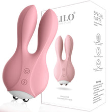 Load image into Gallery viewer, Electric Shock Rabbit Vibration Masturbation Device Fake Penis for Adult Female Fun вибратор  Vibrater  Adult Sex Toys  Dildo