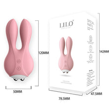 Load image into Gallery viewer, Electric Shock Rabbit Vibration Masturbation Device Fake Penis for Adult Female Fun вибратор  Vibrater  Adult Sex Toys  Dildo