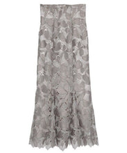 Load image into Gallery viewer, Elegant Embroidery Hollow Out Lace Skirt Elegant High Waist Bodycon Skirts Women 2022 Autumn Winter New Japan Style Faldas Mujer