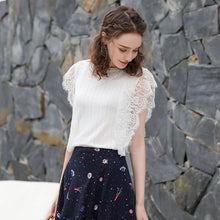 Load image into Gallery viewer, Elegant Female Summer Top Lace T Tee Shirt Femme Shirts Feminina For Women Tops Friends Tees Tshirt Korean Style Clothes Vogue