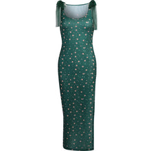 Load image into Gallery viewer, Elegant Retro Print Sleeveless Sexy Slit Tie Cut-Out Maxi Dress Party Club 2022 Fashion Summer Dresses Bodycon Outfits Vacation