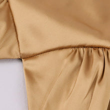 Load image into Gallery viewer, Elegant Satin Backless Cut Out Sexy Maxi Dresses for Women Spaghetti Strap Lace Up Prom Party Long Dress Summer Fashion Clothes