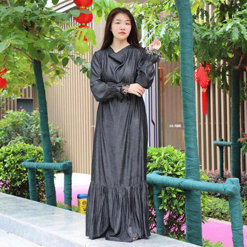 Embroidery Moroccan Kaftan Modest Abayas Caftan Bangladesh Turkish Dresses Women Muslim Long Maxi Dress Evening Abaya Robe Dubai