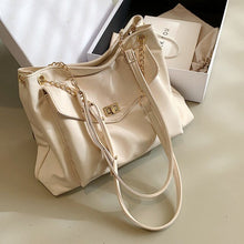 Load image into Gallery viewer, Embroidery Thread Big PU Leather Crossbody Bags for Women 2022 Hit Trend Luxury Brand Fashion Chain Side Bag Shoulder Handbags