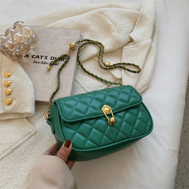 Embroidery Thread Small PU Leather Crossbody Bags For Women 2022 hit Trend Women's Branded Trending Shoulder Handbags