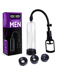 Load image into Gallery viewer, Enlarge penis pump penis enlargement vacuum pump penis trainer cock dick pro extender male massager pump sex toys for men penis