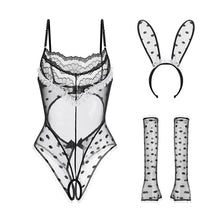 Load image into Gallery viewer, Erotic Bunny Role Play Uniform Set Slutty Set for Sex Playboy Bunny Sexy Cosplay Lingerie Set Stripper Outfit Cosplay Naughty
