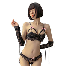 Load image into Gallery viewer, Erotic Lingerie Cute Playful Maid Sexy See Through Mesh Role Play Lingerie Set Sexy Cosplay Sexy Lingerie for Women Erotic Anime