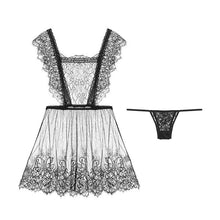 Load image into Gallery viewer, Erotic Lingerie Nightgown Backless Sexy Transparent Temptation Halter Nightgown  Womens Bodycon See Through Clubwear Dresses