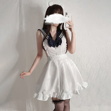 Load image into Gallery viewer, Erotic Lingerie Sexy Cute School Student Uniform Women Kawaii Backless Dress Sailor Collar Japan JK Costumes Role Play Set
