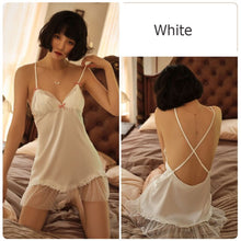 Load image into Gallery viewer, Erotic Lingerie Sexy Deep V Mesh See-through Backless Seduction Halter Dress Sexy Dress Erotic Slutty Dresses for Sex Pijamas