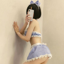 Load image into Gallery viewer, Erotic Set Sweet Maid Set Uniform Seduction Sexy Lace Role Play Maid Set Cosplay Costume Lingerie Slutty Clothes Play Boy Bunny