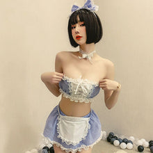 Load image into Gallery viewer, Erotic Set Sweet Maid Set Uniform Seduction Sexy Lace Role Play Maid Set Cosplay Costume Lingerie Slutty Clothes Play Boy Bunny
