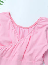 Load image into Gallery viewer, FEESHOW New Girls Ballet Dance Top Long Sleeved Dancing T-shirt Crop Top Kids Trainning Clothes Ballroom Show Costume