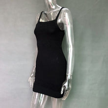 Load image into Gallery viewer, Fairy Grunge 2021 Fashion Women Solid Color Sexy Slim Strapless Sling Knitted Bodycon Dress