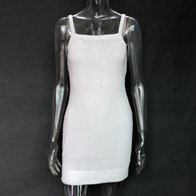 Load image into Gallery viewer, Fairy Grunge 2021 Fashion Women Solid Color Sexy Slim Strapless Sling Knitted Bodycon Dress