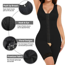 Load image into Gallery viewer, Fajas Colombian Girdle Waist Trainer Butt Lifter Shapewear Women Tummy Control Body Shaper Front Hooks Sheath Buttocks lLfts