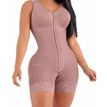 Load image into Gallery viewer, Fajas Colombian Women&#39;s Shapewear Slimming Skims Butt Lifter Full Body Shaper Bbl Tummy Control Bodysuit Crotch Ziper Design XS