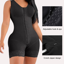 Load image into Gallery viewer, Fajas Colombian Women&#39;s Shapewear Slimming Skims Butt Lifter Full Body Shaper Bbl Tummy Control Bodysuit Crotch Ziper Design XS