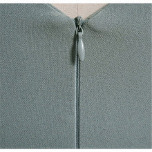 Load image into Gallery viewer, Fashion Casual Dress Women High Quality Square Collar Short Sleeve Knee-Length Dress 2020 Autumn New Solid Slim Bodycon Dresses