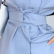 Load image into Gallery viewer, Fashion Casual Female Mid-length Design Waist Shirt + Net Red Fried Street Shorts Sets Two-piece Suits Women Vetement Femme 2021